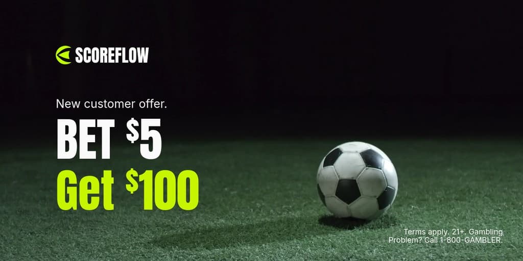 Bet Five Get Hundred Soccer Scoreflow Betting Video X Image Post