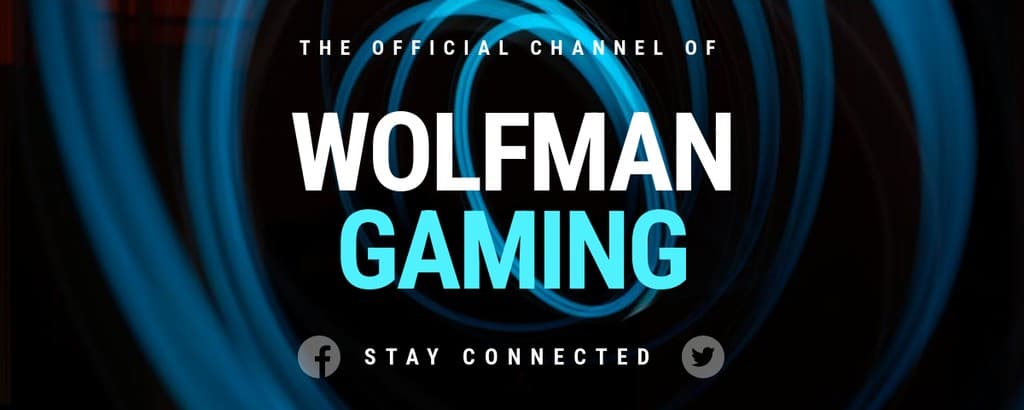 Wolfman Gaming Twitch Cover Twitch Profile Banner