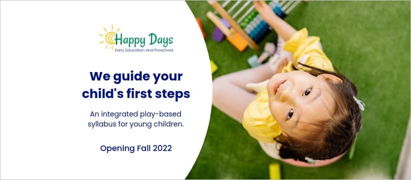 We Guide Your Steps Preschool Education Facebook Cover