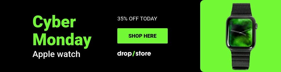 Cyber Monday Green Apple Watch Billboard