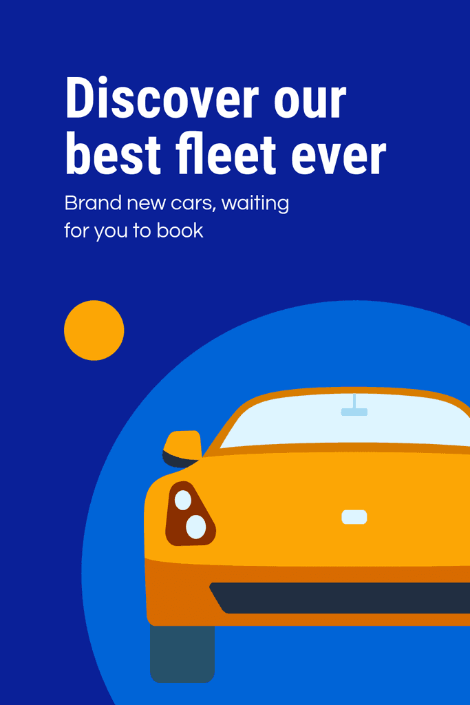 Brand New Car Fleet Waiting for You Animated