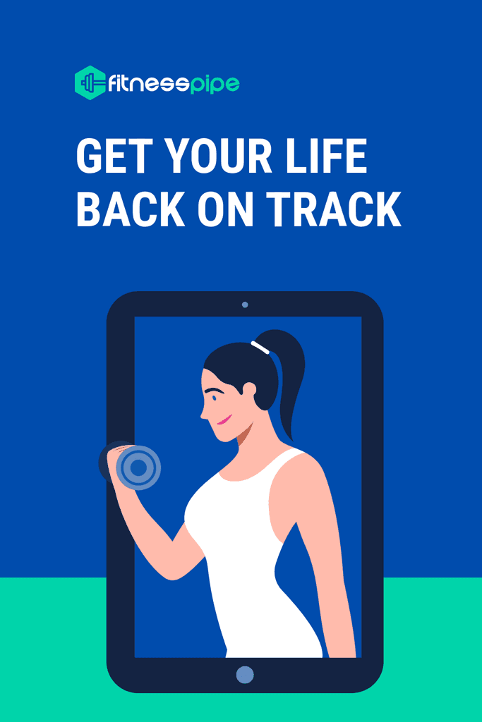 Life Back on Track with Fitness Pinterest Pin Tall
