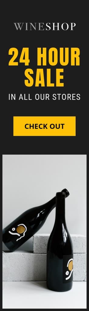 Wineshop 24 Hour Sale Portrait