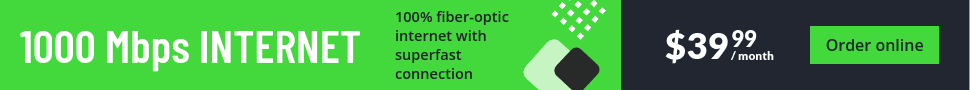 1000 Mbps Fiber Optic Internet