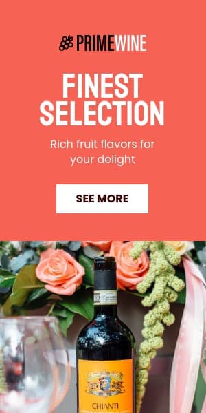 Finest Selection of Fruity Wines Half Page