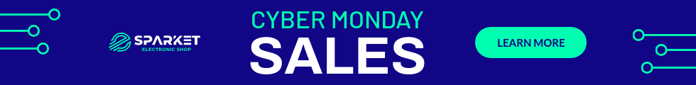 Electronic Shop Cyber Monday Sales Panorama