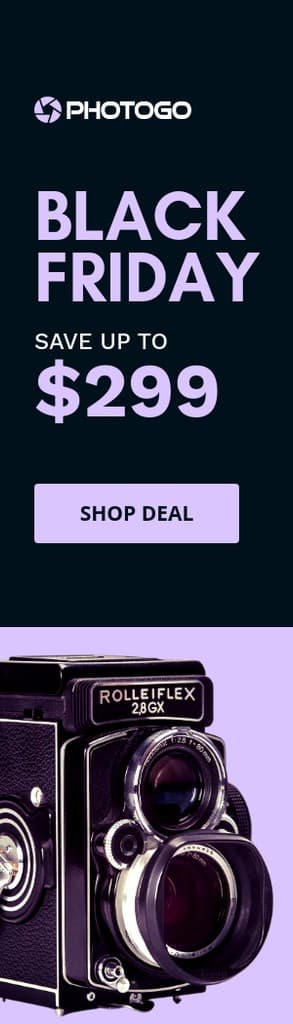 Black Friday Photography Savings