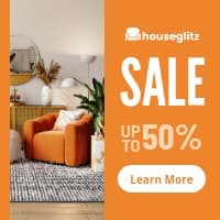 Orange House Furniture Sale Small Square