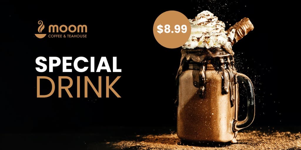 Coffee and Teahouse Special Drink Price X Image Post