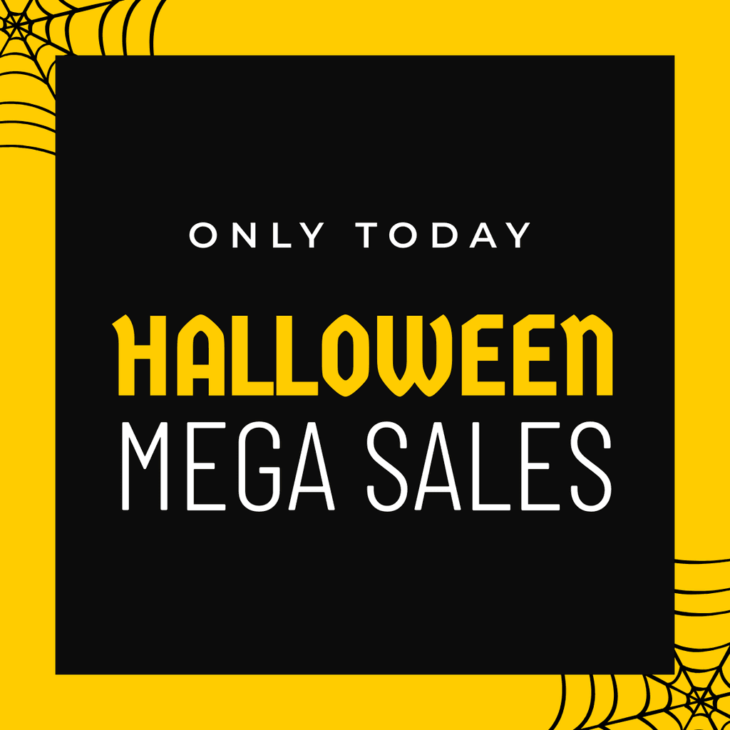 Halloween Mega Sales Only Today Facebook Square Post