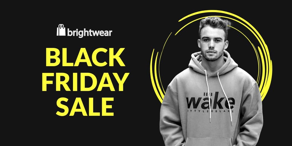 Hoodie Black Friday Yellow Sale X Image Post