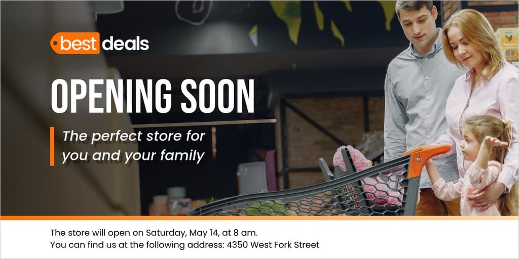 Best Deals Shop Opening Soon X Image Post