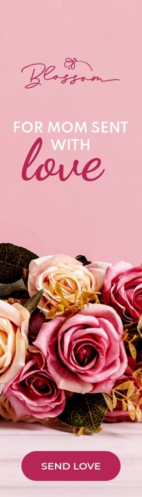 Sent with Love Mother's Day Flowers Portrait