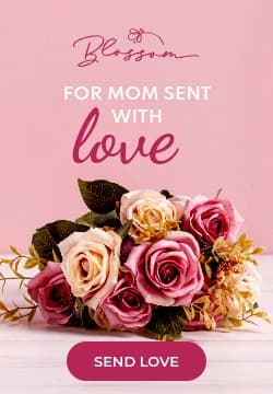 Sent with Love Mother's Day Flowers Triple Widescreen