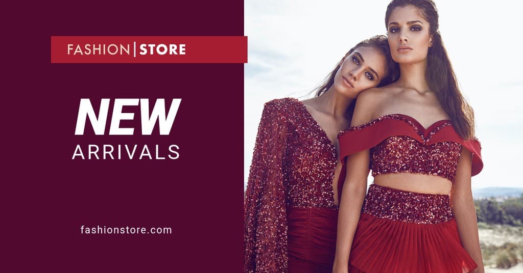 Fashion Store New Arrivals Facebook Sponsored Message