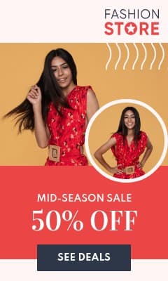 Fashion Store Mid-Season Sale Vertical Rectangle
