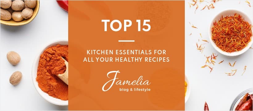 Kitchen Essentials for Healthy Recipes Facebook Cover