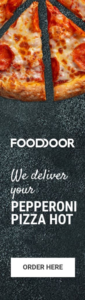 Pepperoni Pizza Delivery FoodDoor Portrait