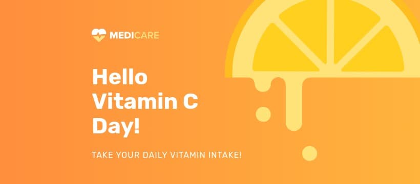 Daily Intake on Vitamin C Day Facebook Cover