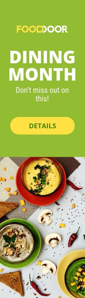 FoodDoor Dining Month Offer Portrait