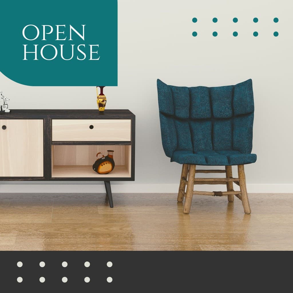 Simple Teal Real Estate Responsive Square Responsive Square Art