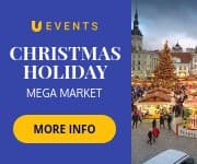 Christmas Holiday Mega Market Small Rectangle