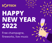 New Year 2022 Party Invitation Small Rectangle