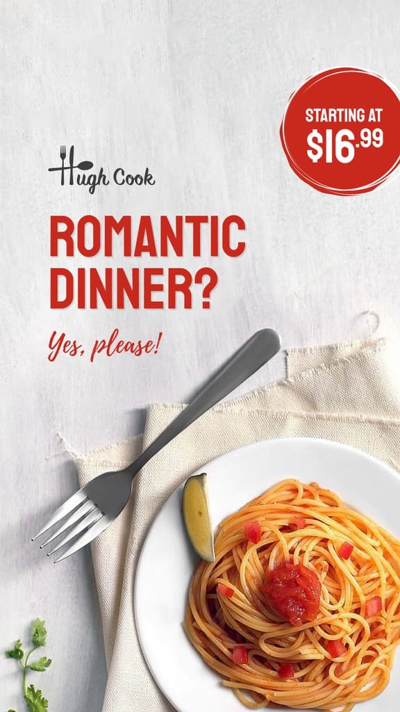 Valentine's Day Romantic Dinner Please
