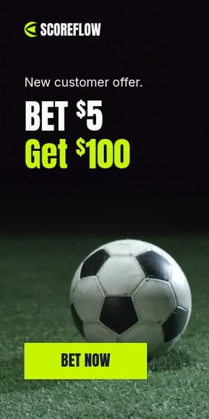 Bet Five Get Hundred Soccer Scoreflow Betting Video Half Page