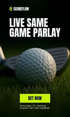 Live Game Parlay Golf Scoreflow Betting Animated Vertical Rectangle