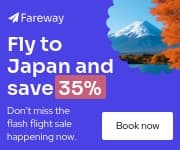 Fly to Japan and Save with Fareway Animated Small Rectangle