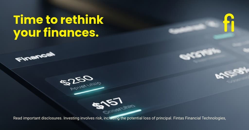 Rethink Your Finances Fintas Finance Animated Facebook Sponsored Message