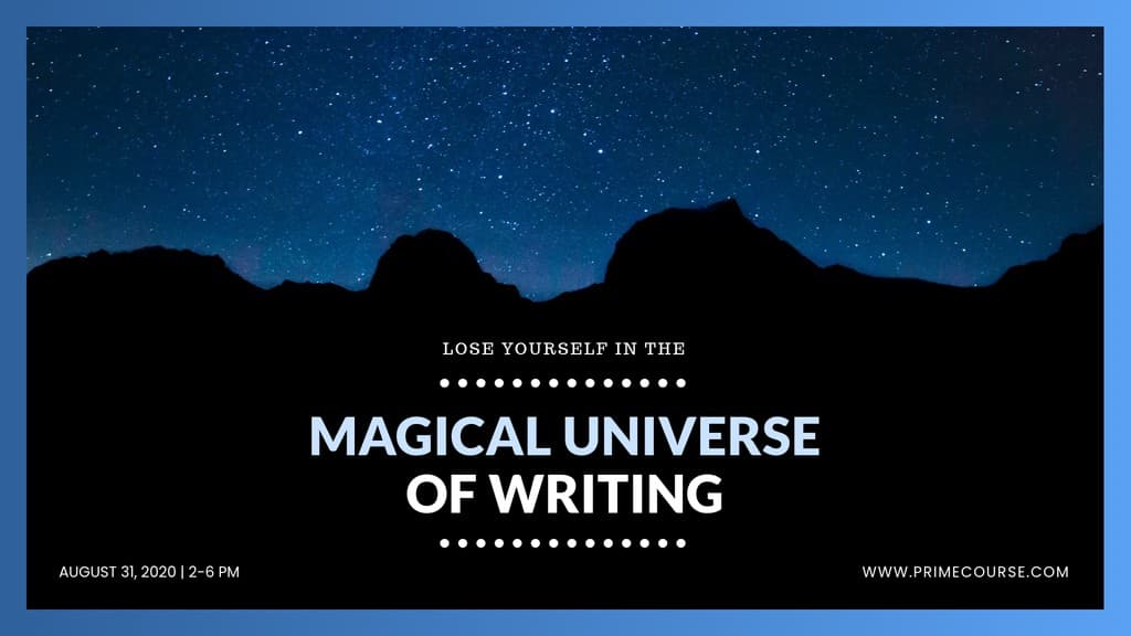 Magical Universe of Writing Video Facebook FHD Video