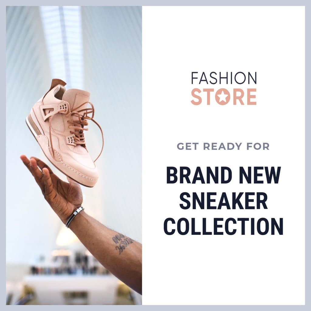 Brand New Sneaker Collection Facebook Square Post