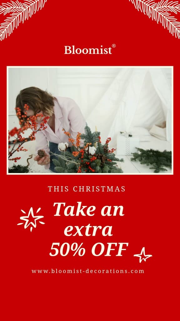 Extra Discount on Christmas Decorations Video Video Story