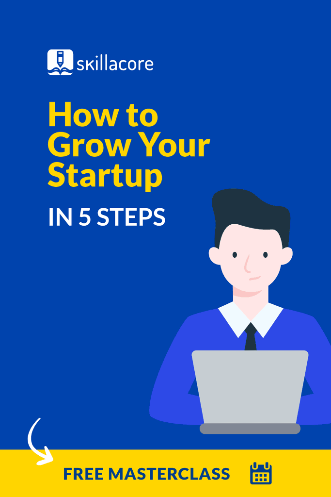 How to Grow Your Startup Pinterest Pin Tall