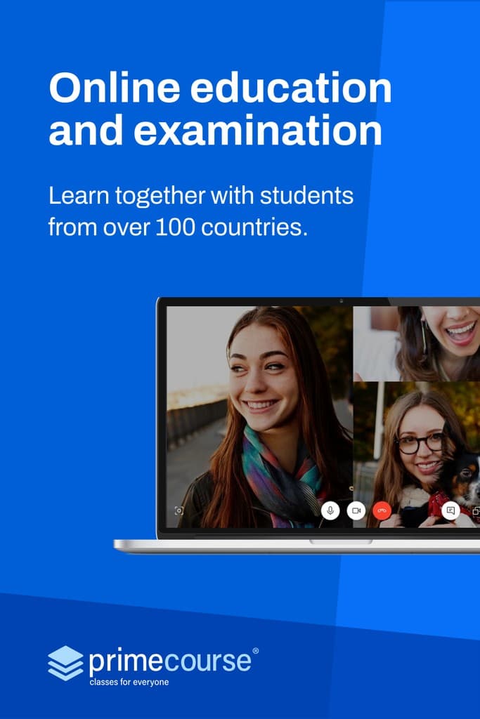 Online Education and Examination Pinterest Pin Tall