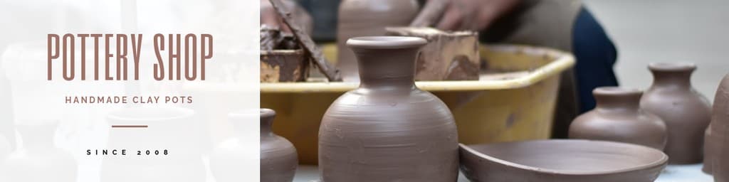 Handmade Pottery Shop Etsy Cover Etsy Big Shop Banner