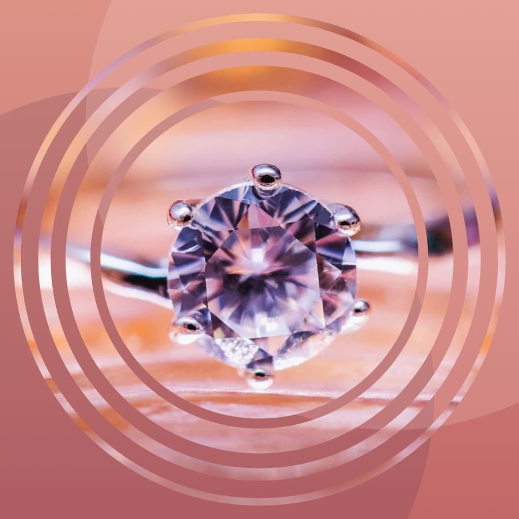 Purple Engagement Ring Jewelry Responsive Square Responsive Square Art