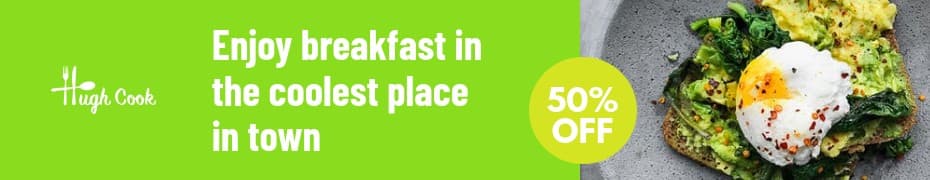 Cool Healthy Breakfast Promo Top Banner