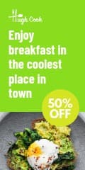 Cool Healthy Breakfast Promo Vertical Banner