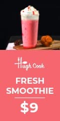 Fresh Strawberry Smoothie Deal Vertical Banner