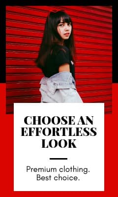 Effortless Look with Premium Clothing Vertical Rectangle