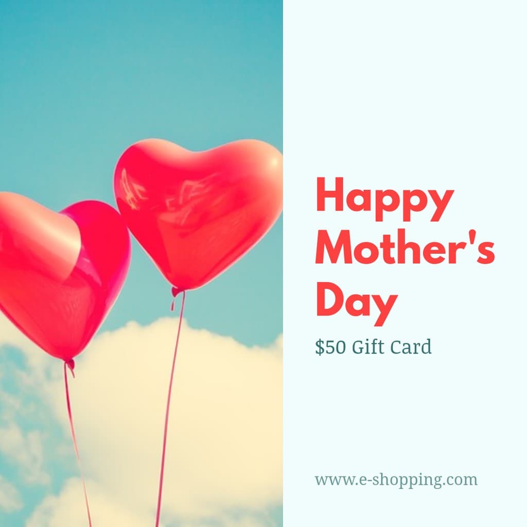 Mother's Day Hearth Balloons Gift Card Instagram Post