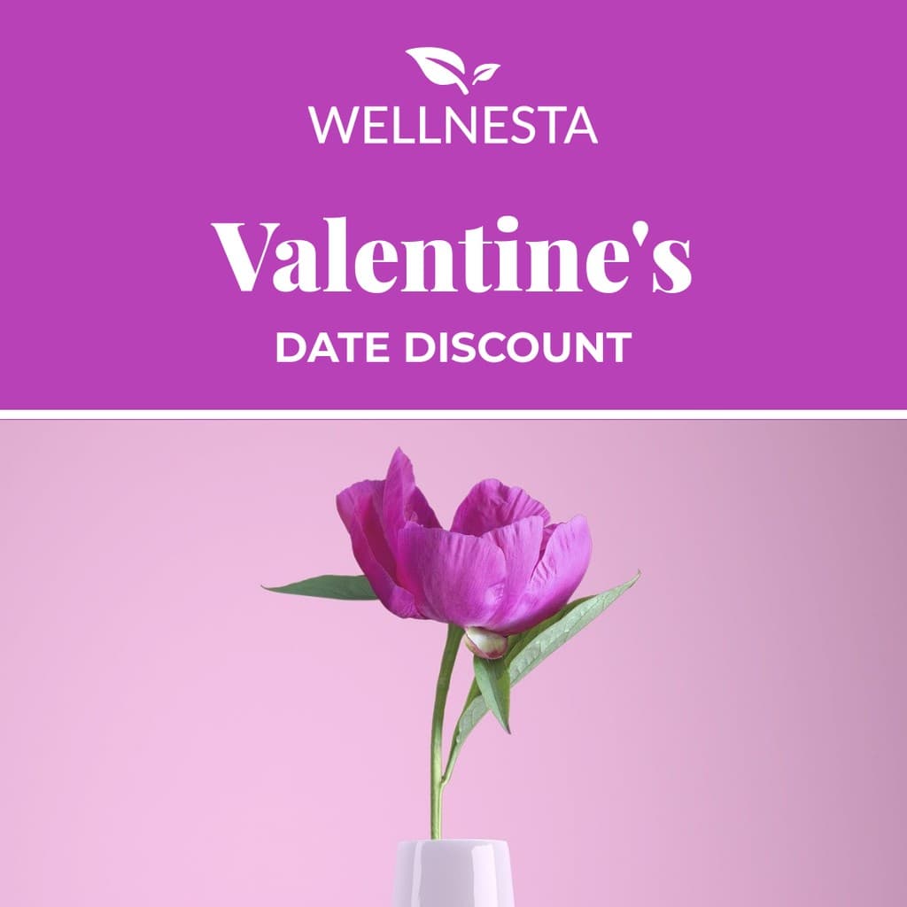 Valentine's Day Purple Date Discount