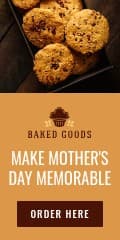 Make Mother's Day Memorable Bakery Vertical Banner