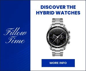 Elegant Blue Hybrid Watches