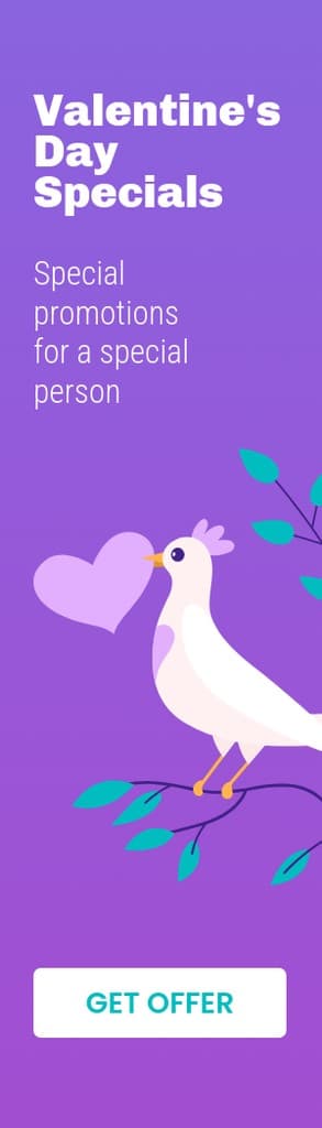 Valentine's Day Dove Specials Portrait