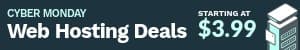 Cyber Monday Web Hosting Deals Mobile Banner
