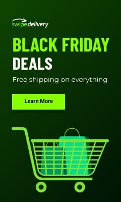 Green Delivery Black Friday Vertical Rectangle